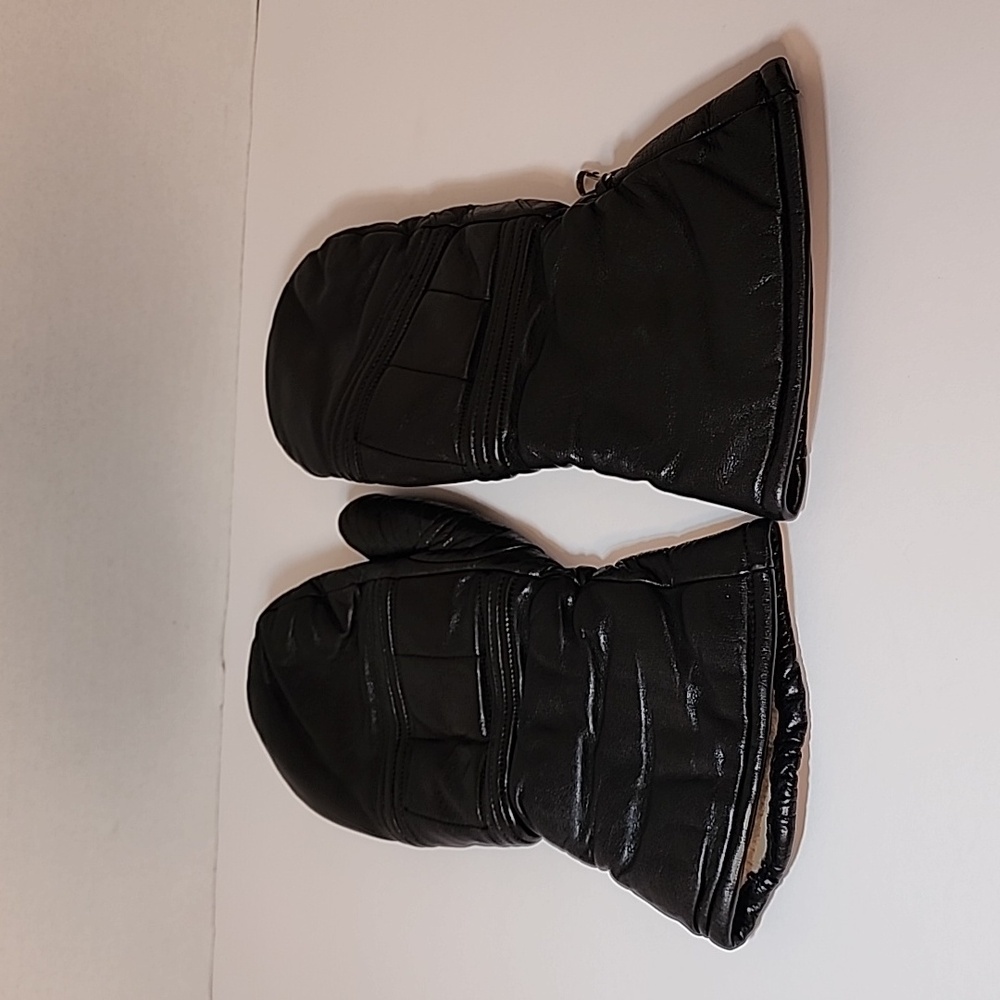 Vintage 1970's Men's Medium Top Grade Cowhide Winter Snowmobile Mittens